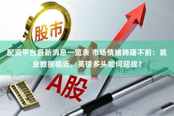 配资平台最新消息一览表 市场情绪踌躇不前：就业数据临近，英镑多头如何迎战？